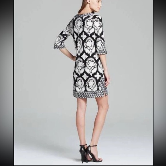 Diane Von Furstenberg Sadie Indian Brocade Floral Stamp Mini Dress Womens 0 - Picture 2 of 15